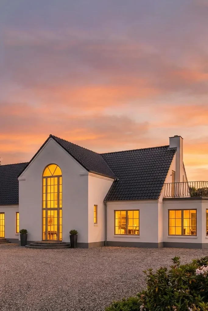 Nyt stuehus til landejendom i Mou ved Aalborg tegnet af Wichmann Arkitektur